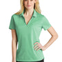 Nike Womens Dri-Fit Moisture Wicking Micro Pique 2.0 Short Sleeve Polo Shirt - Mint Green