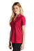 Nike NKDC1991 Womens Dri-Fit Moisture Wicking Micro Pique 2.0 Short Sleeve Polo Shirt University Red Model 3Q