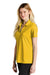 Nike NKDC1991 Womens Dri-Fit Moisture Wicking Micro Pique 2.0 Short Sleeve Polo Shirt Varsity Maize Yellow Model 3Q