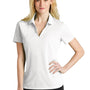 Nike Womens Dri-Fit Moisture Wicking Micro Pique 2.0 Short Sleeve Polo Shirt - White