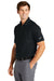 Nike NKDC2103 Mens Dri-Fit Moisture Wicking Micro Pique 2.0 Short Sleeve Polo Shirt w/ Pocket Black Model 3Q