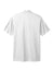 Nike NKDC2103 Mens Dri-Fit Moisture Wicking Micro Pique 2.0 Short Sleeve Polo Shirt w/ Pocket White Flat Back
