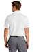 Nike NKDC2103 Mens Dri-Fit Moisture Wicking Micro Pique 2.0 Short Sleeve Polo Shirt w/ Pocket White Model Back