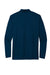 Nike NKDC2104 Mens Dri-Fit Moisture Wicking Micro Pique 2.0 Long Sleeve Polo Shirt Navy Blue Flat Back