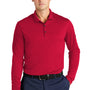 Nike Mens Dri-Fit Moisture Wicking Micro Pique 2.0 Long Sleeve Polo Shirt - University Red
