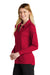 Nike NKDC2105 Womens Dri-Fit Moisture Wicking Micro Pique 2.0 Long Sleeve Polo Shirt University Red Model 3Q
