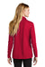 Nike NKDC2105 Womens Dri-Fit Moisture Wicking Micro Pique 2.0 Long Sleeve Polo Shirt University Red Model Back