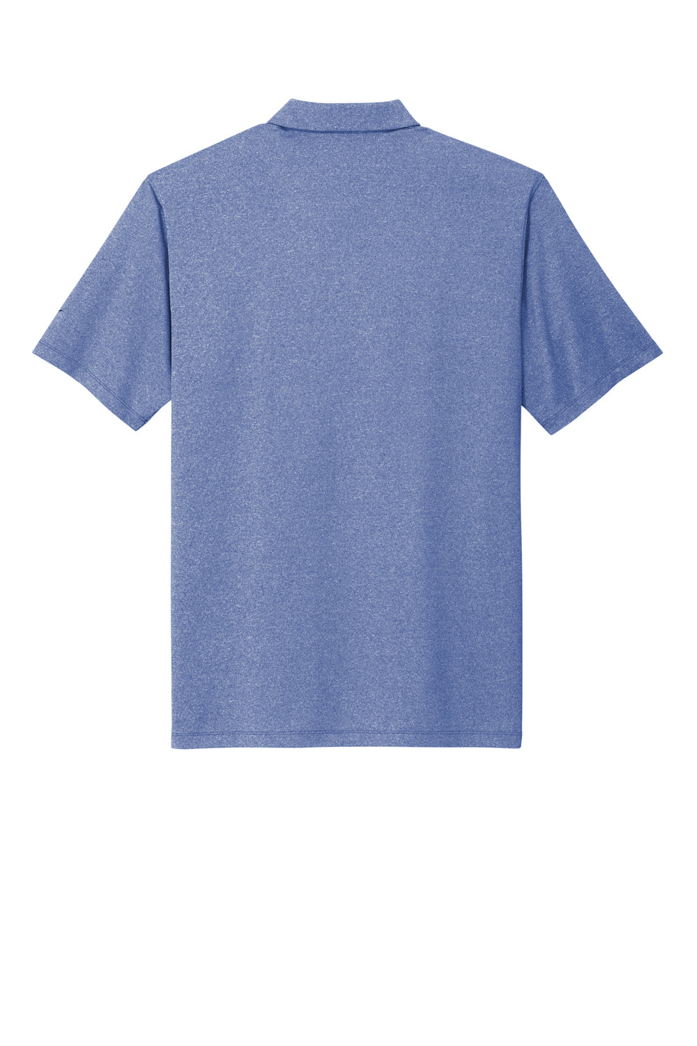 Nike NKDC2108 Mens Vapor Dri-Fit Moisture Wicking Short Sleeve Polo Shirt Heather Game Royal Blue Flat Back