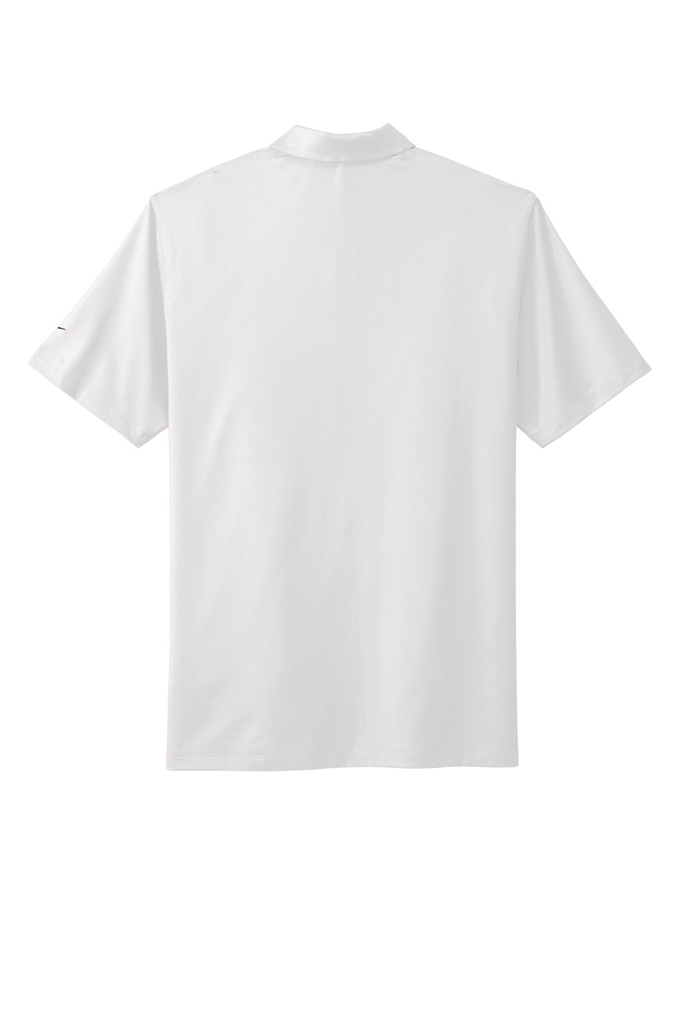 Nike NKDC2108 Mens Vapor Dri-Fit Moisture Wicking Short Sleeve Polo Shirt White Flat Back