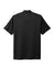 Nike NKDC2115 Mens Vapor Jacquard Dri-Fit Moisture Wicking Short Sleeve Polo Shirt Black Flat Back