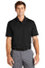 Nike NKDC2115 Mens Vapor Jacquard Dri-Fit Moisture Wicking Short Sleeve Polo Shirt Black Model Front