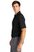 Nike NKDC2115 Mens Vapor Jacquard Dri-Fit Moisture Wicking Short Sleeve Polo Shirt Black Model Side