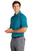 Nike NKDC2115 Mens Vapor Jacquard Dri-Fit Moisture Wicking Short Sleeve Polo Shirt Marina Blue Model 3Q