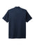 Nike NKDC2115 Mens Vapor Jacquard Dri-Fit Moisture Wicking Short Sleeve Polo Shirt Navy Blue Flat Back