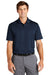 Nike NKDC2115 Mens Vapor Jacquard Dri-Fit Moisture Wicking Short Sleeve Polo Shirt Navy Blue Model Front