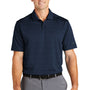 Nike Mens Vapor Jacquard Dri-Fit Moisture Wicking Short Sleeve Polo Shirt - Navy Blue