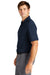 Nike NKDC2115 Mens Vapor Jacquard Dri-Fit Moisture Wicking Short Sleeve Polo Shirt Navy Blue Model Side