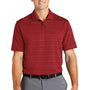 Nike Mens Vapor Jacquard Dri-Fit Moisture Wicking Short Sleeve Polo Shirt - Team Red