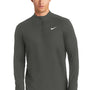 Nike Mens Element Dri-Fit Moisture Wicking 1/4 Zip Sweatshirt - Anthracite Grey