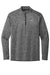 Nike NKDH4949 Mens Element Dri-Fit Moisture Wicking 1/4 Zip Sweatshirt Heather Black Flat Front