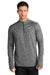 Nike NKDH4949 Mens Element Dri-Fit Moisture Wicking 1/4 Zip Sweatshirt Heather Black Model Front
