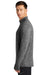 Nike NKDH4949 Mens Element Dri-Fit Moisture Wicking 1/4 Zip Sweatshirt Heather Black Model Side