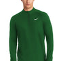 Nike Mens Element Dri-Fit Moisture Wicking 1/4 Zip Sweatshirt - Dark Green