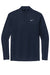 Nike NKDH4949 Mens Element Dri-Fit Moisture Wicking 1/4 Zip Sweatshirt Navy Blue Flat Front