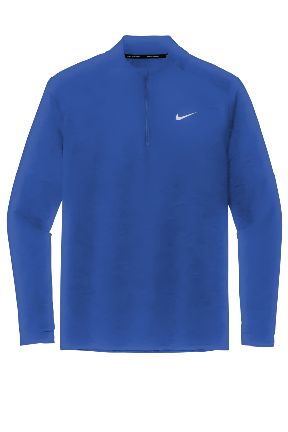 Nike NKDH4949 Mens Element Dri-Fit Moisture Wicking 1/4 Zip Sweatshirt Royal Blue Flat Front