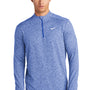 Nike Mens Element Dri-Fit Moisture Wicking 1/4 Zip Sweatshirt - Heather Royal Blue