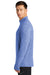 Nike NKDH4949 Mens Element Dri-Fit Moisture Wicking 1/4 Zip Sweatshirt Heather Royal Blue Model Side