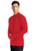 Nike NKDH4949 Mens Element Dri-Fit Moisture Wicking 1/4 Zip Sweatshirt Scarlet Red Model 3Q