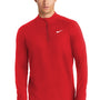 Nike Mens Element Dri-Fit Moisture Wicking 1/4 Zip Sweatshirt - Scarlet Red