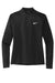 Nike NKDH4951 Womens Element Dri-Fit Moisture Wicking 1/4 Zip Sweatshirt Black Flat Front