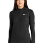 Nike Womens Element Dri-Fit Moisture Wicking 1/4 Zip Sweatshirt - Black