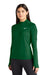 Nike NKDH4951 Womens Element Dri-Fit Moisture Wicking 1/4 Zip Sweatshirt Dark Green Model 3Q