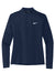 Nike NKDH4951 Womens Element Dri-Fit Moisture Wicking 1/4 Zip Sweatshirt Navy Blue Flat Front