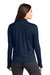 Nike NKDH4951 Womens Element Dri-Fit Moisture Wicking 1/4 Zip Sweatshirt Navy Blue Model Back