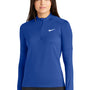 Nike Womens Element Dri-Fit Moisture Wicking 1/4 Zip Sweatshirt - Royal Blue