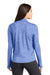 Nike NKDH4951 Womens Element Dri-Fit Moisture Wicking 1/4 Zip Sweatshirt Heather Royal Blue Model Back