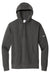 Nike NKDR1499 Mens Club Fleece Hooded Sweatshirt Hoodie w/ Pouch Pocket Anthracite Grey Flat Front