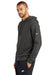 Nike NKDR1499 Mens Club Fleece Hooded Sweatshirt Hoodie w/ Pouch Pocket Anthracite Grey Model Side