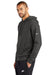 Nike NKDR1499 Mens Club Fleece Hooded Sweatshirt Hoodie Anthracite Grey Model Side