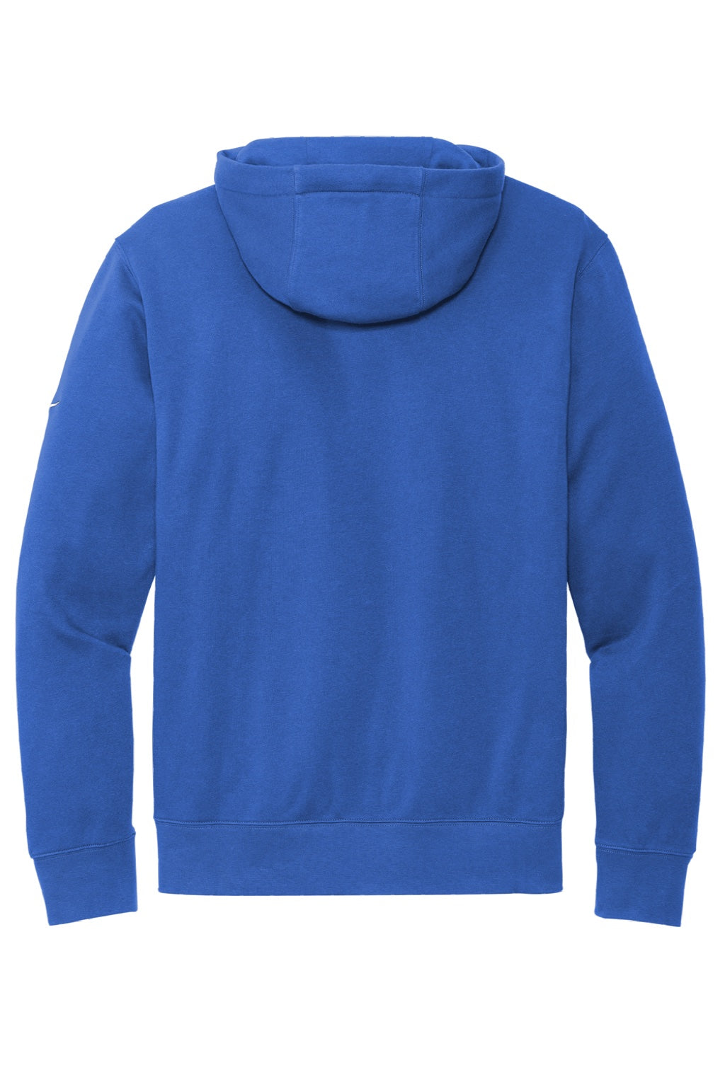 Nike NKDR1499 Mens Club Fleece Hooded Sweatshirt Hoodie w/ Pouch Pocket Game Royal Blue Flat Back