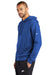 Nike NKDR1499 Mens Club Fleece Hooded Sweatshirt Hoodie w/ Pouch Pocket Game Royal Blue Model Side