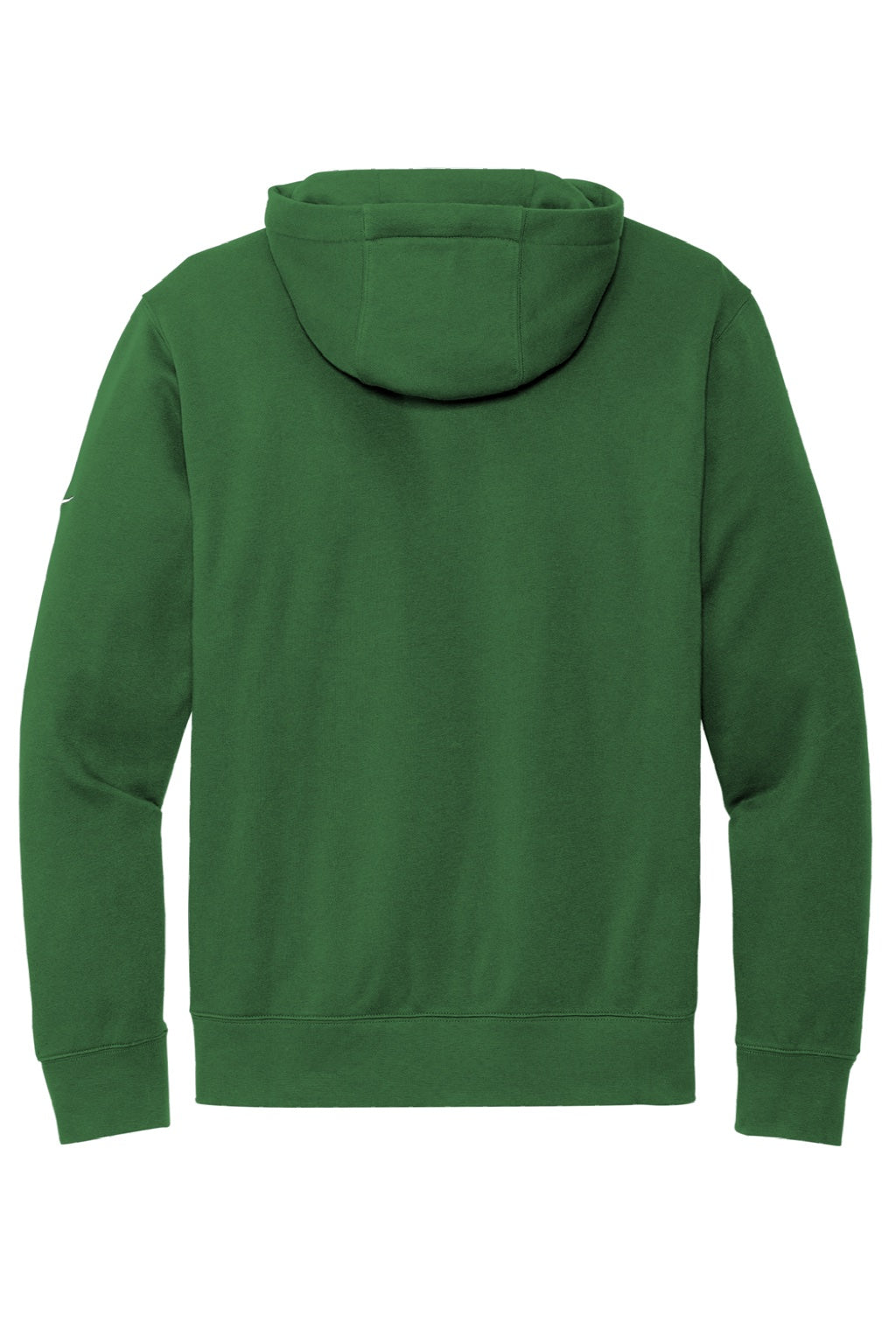 Nike NKDR1499 Mens Club Fleece Hooded Sweatshirt Hoodie w/ Pouch Pocket Gorge Green Flat Back