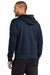 Nike NKDR1499 Mens Club Fleece Hooded Sweatshirt Hoodie Midnight Navy Blue Model Back