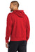 Nike NKDR1499 Mens Club Fleece Hooded Sweatshirt Hoodie University Red Model Back