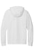 Nike NKDR1499 Mens Club Fleece Hooded Sweatshirt Hoodie w/ Pouch Pocket White Flat Back