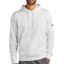 Nike Mens Club Fleece Hooded Sweatshirt Hoodie - White